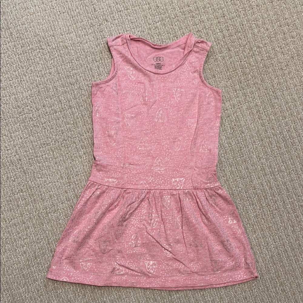 Egg Collective Pink Pleated Sundress Sleeveless
